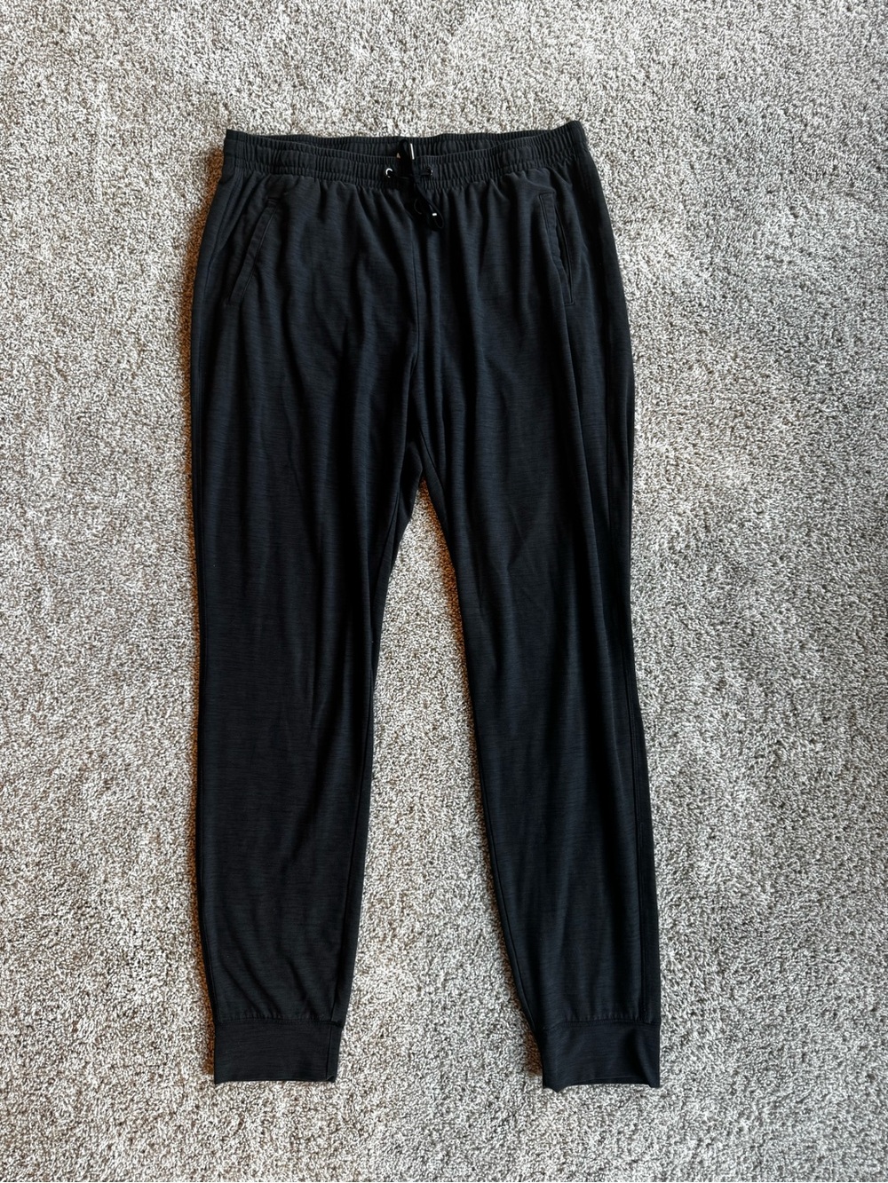 Women's Old Navy Jogger Pants Mid-Rise Pull On Drawstring Lounge Large Tall - Picture 2 of 9